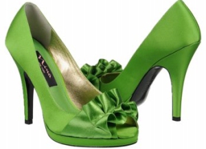 wardrobe are satin dress shoes, and the curves of these Evelixa pumps ...
